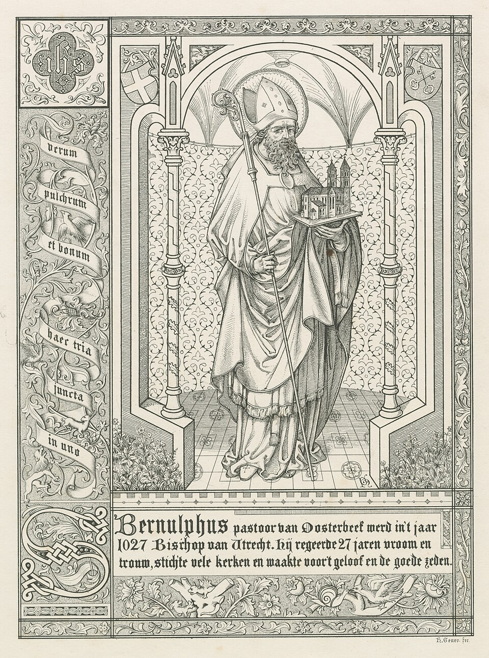 Portrait of Bernold, Bishop of Utrecht
