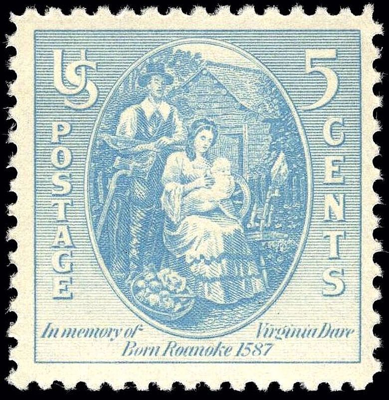 Portrait of Birthday of Virginia Dare