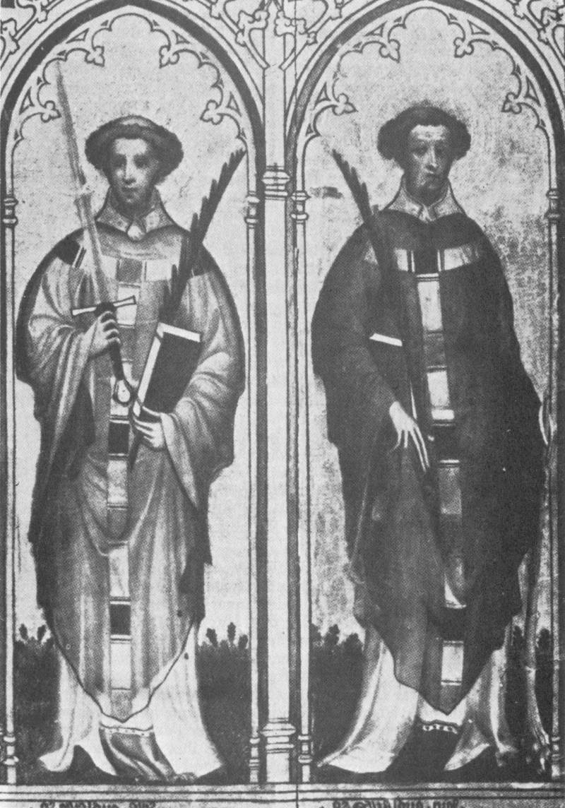Portrait of Ewald the Black and Ewald the Fair