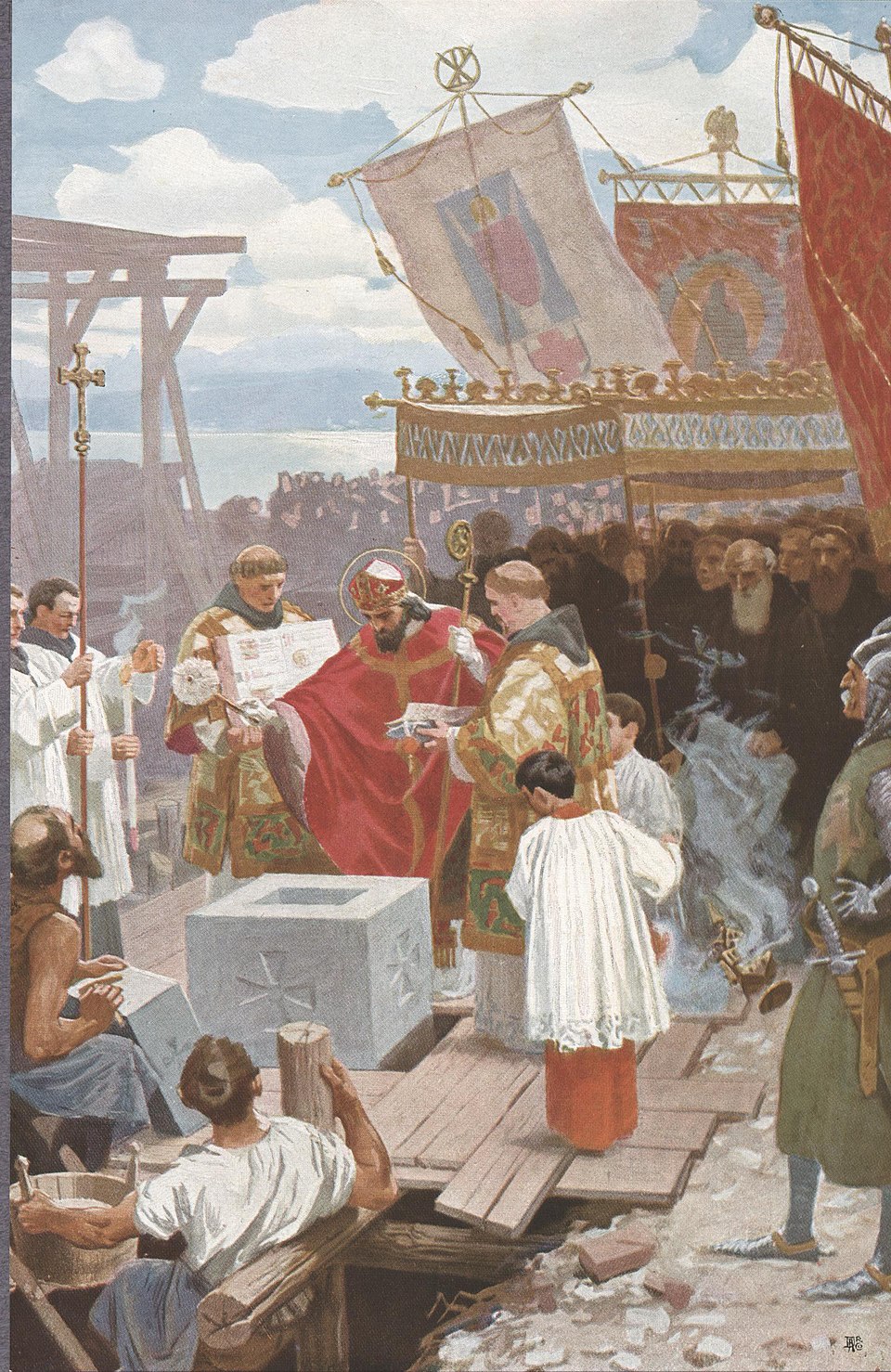 Portrait of Gebhard of Constance