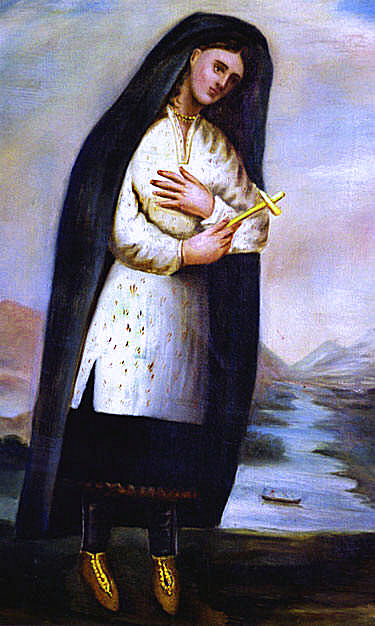 Portrait of Kateri Tekakwitha