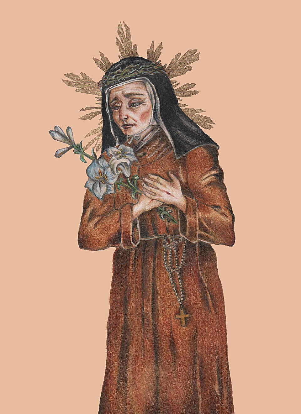 Portrait of Mary Frances of the Five Wounds