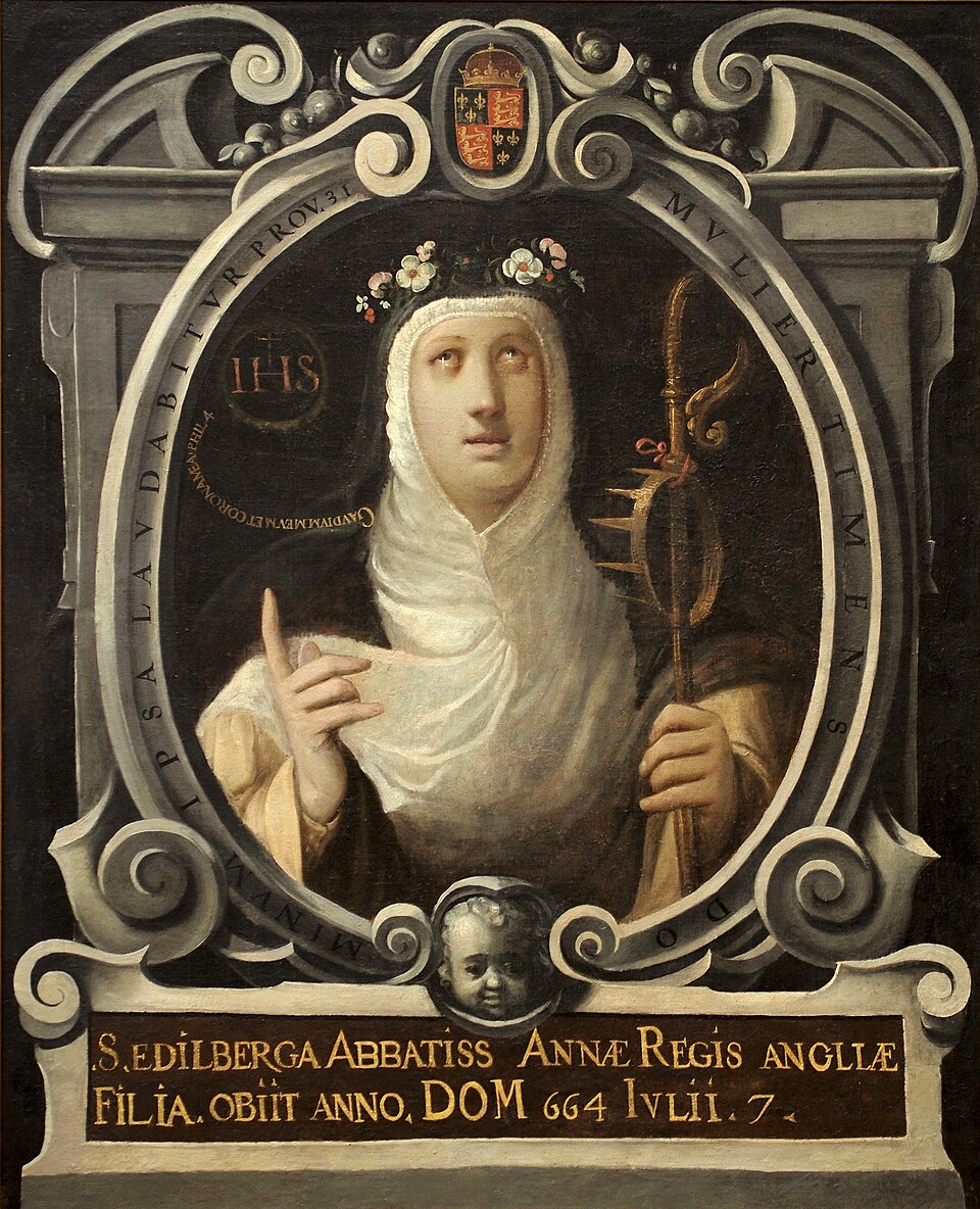 Portrait of Æthelburh of Faremoutiers